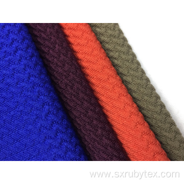 Polyester Bubble Solid Knit Fabric